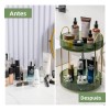 Organizador De Maquillaje Giratorio 360º Para Tocador