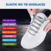 Olukssck [2 Pairs] No Tie Elastic Shoelaces - Tieless Shoe