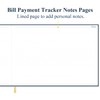 Bill Tracker Notebook - Monthly Bill Organizer & Planner for