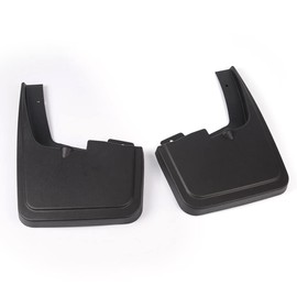 PIT66 Front Rear Splash Mud Guard Mudguard Mudflaps Heavy Duty Molded Mud Flaps Compatible with Ford F150 2015 2016 2017 2018 (for Trucks with Fender Flares) 4Pc Set Black