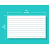 YIZUUN Index Cards 3x5, 300 Pack, Ruled Index Cards, Notecards