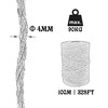 Macrame Cord. 100% Natural Cotton Rope for Crafts, Toys, Decorations,