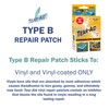 TEAR-AID Underwater Repair Kit, Type B Clear Patch for Vinyl