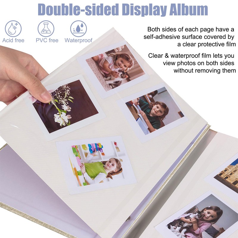 40 Page 7.5" x 9.5" Photo Album Self Adhesive Wedding