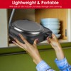 KOCASO 1200W Electric Infrared Single Burner, Electric Stove for Cooking,