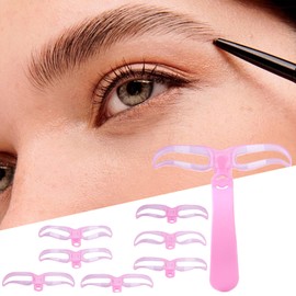 Eyebrow Stencils for Shaping,Reusable Brow Shaper Set 8 Styles - Washable Portable Eyebrow Shaping Stencils for Women Travel Daily Party Date Night