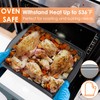 BEWOS 2 PCS Carbon Steel Cooking Trays for Oven –34×23.3×2.2cm