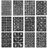 Henna Stencils 24 Sheets – 400+ Reusable Tattoo Stencils