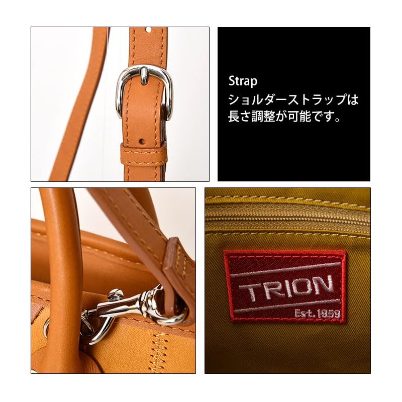 Trion DPC252S Men's Shoulder Bag, Tote Bag, 2-Way A5 Compatible,