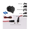 Dual USB Charger Socket Waterproof Power Outlet 12V/24V 2.1A &