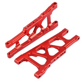 VGEBY1 Front Rear Suspension Arm 3 Colours Aluminium Alloy Universal Suspension Arm for Traxxas Slash 1/10 Scale RC Car (Red)
