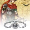 Waysles Saint Florian Bracelet 925 Sterling Silver Saint Florian Bracelet