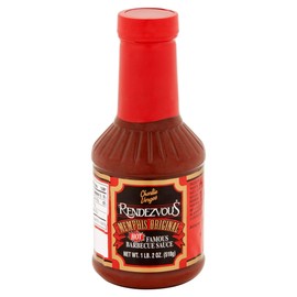Charlie Vergos Memphis Original Hot Barbecue Sauce, 19.2 oz ( Pack of 4)