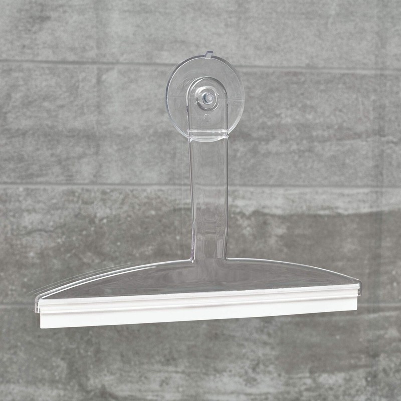 InterDesign iDesign 22300 Plastic Plastic Suction Squeegee with Storage Hook