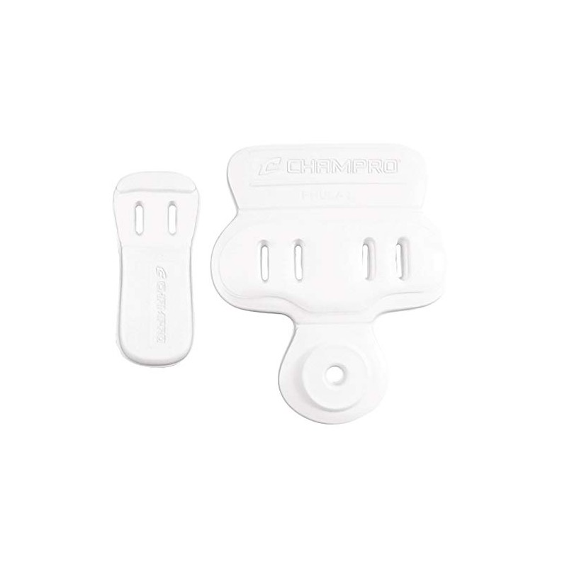 Champro Hip Pad Set with Shock Plate (White, Junior)