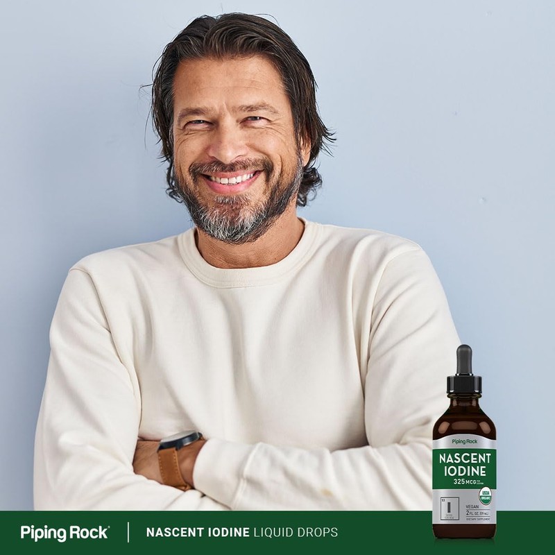 Piping Rock Nascent Iodine Drops Organic | 2 fl oz