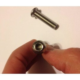 Volvo license plate bracket Holder mounting screw bolt T-25 Stainless Steel SS