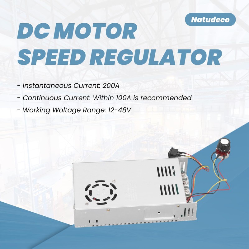 High Power Industrial Speed Controller DC Motor Speed Controller Brushed