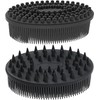 2 Piezas Cepillo Corporal de Silicona, Estropajo Corporal de Suave