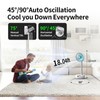 Socool 20000mAh Portable Fan Foldable Wireless Battery Rechargeable with 8-Speed