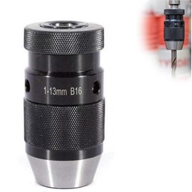 Uadme Drill Chuck B16, 1-13 mm 1/2 Inch Keyless Chuck Self-Clamping for Lathes, Milling Machines, Drills and Electric Hand Tools