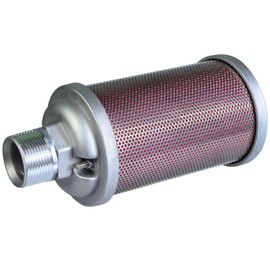 XY-12 Air Compressor Muffler, Dryer Exhaust Muffler 11/4'' NPT, Used for Dryer Diaphragm Pump Exhaust Noise Reduction, XY12 Replacement Part