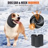 SlowTon Quiet Ears Dog Hoodie - 2 Pcs Ear Wrap