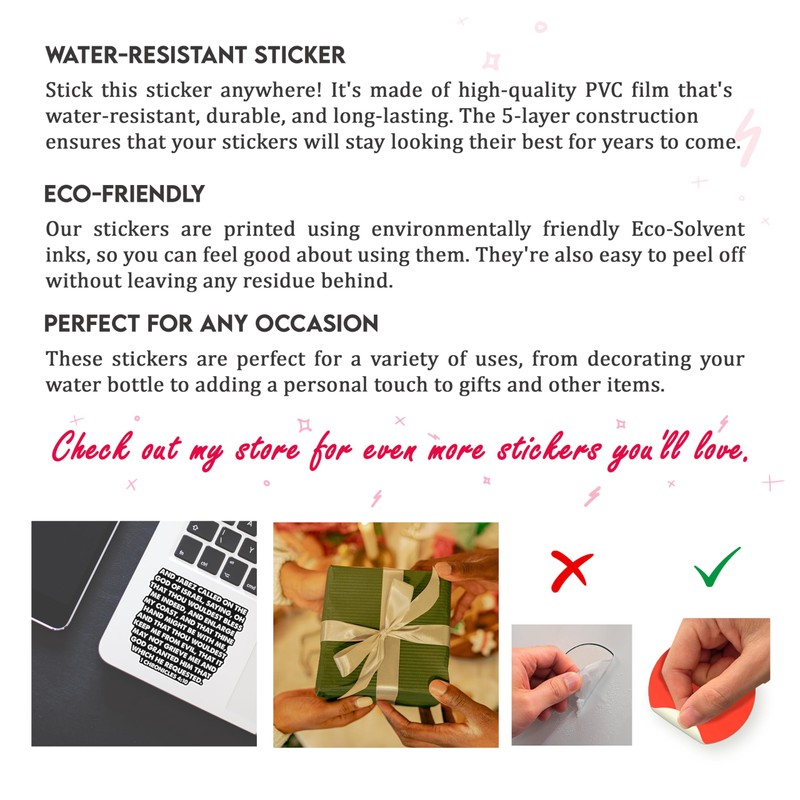 1 Chronicles 4 10 Sticker - Blessing and Growth Scripture