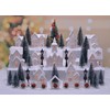 Ultimate Holiday Winter Village Pre Lit LED Display, Unglazed White