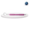 Osung 2MHS2 Dental Mirror, Softgrip Handle, Simple Stem, Purple