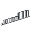 pgroup 1/4" Drive Socket Set, 16PCS 12-Point Deep and Shallow