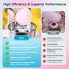 BLITZHOME Cotton Candy Machine, 1000W Electric Commercial Retro Candy Floss
