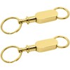 Stephanie Imports Juego de 2 llaveros desmontables de liberación rápida