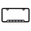 Ford Bronco UV Printed License Plate Frame - White
