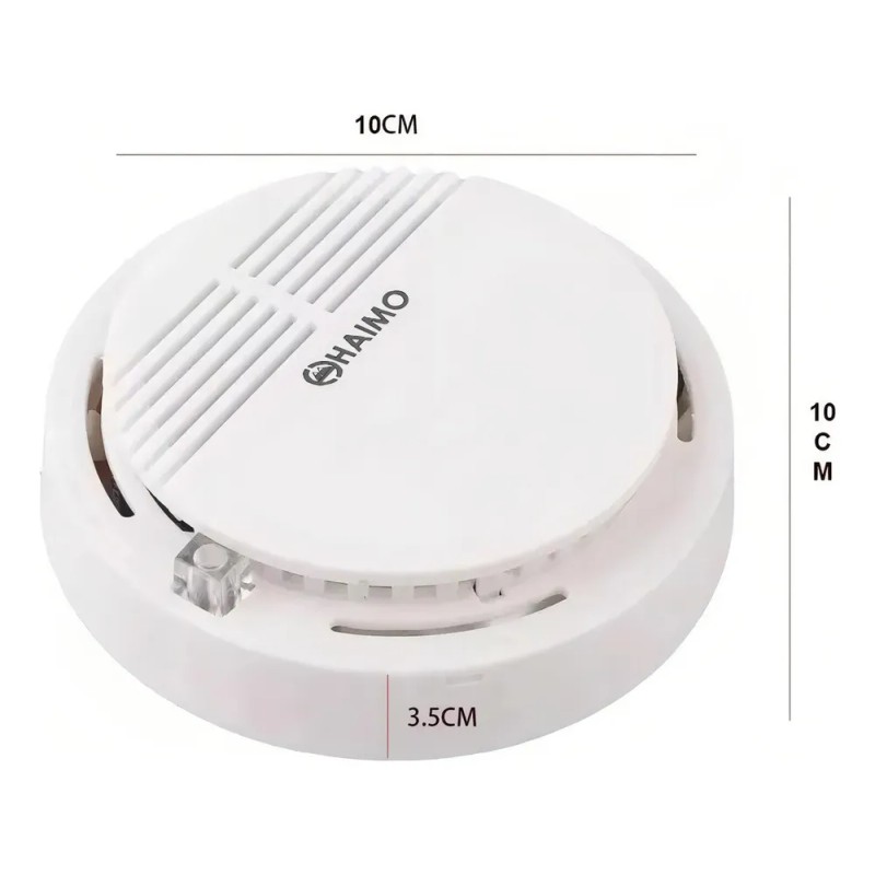 Detector de Humo Haimo 5 Piezas con Alarma Sonora y