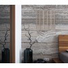 Lattice Panel with a Wave Decorative Design MDF Home &