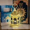 Frelisiy 12pcs Gold Ramadan Lantern Lights, Ramadan Decorations, Mini EID