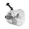 HYITO Air Circulation Fan 1/80HP 450CFM Greenhouse Ceiling Wall Mount
