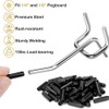 NISHZHU Pegboard Hooks 55 Pack 2 Inches, Peg Board Hooks