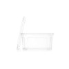 Samla Storage Box 22 Litres with Lid - Stackable Transparent