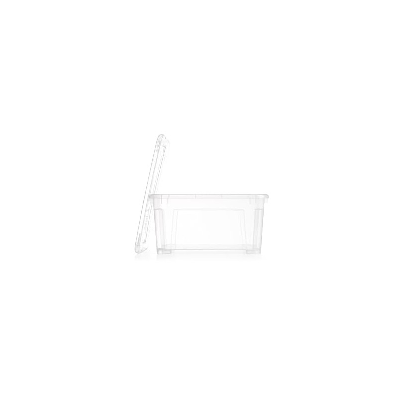 Samla Storage Box 22 Litres with Lid - Stackable Transparent