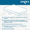 SETEX Breathable Jersey Fitted Sheet, Waterproof, 100% Cotton, Flat Sheet