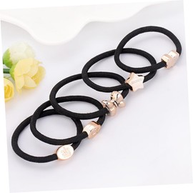 FOMIYES 5pcs Elastic Hair Bands Ties Ponytail Holder Fashion Headbands for Women Girls Hair Accessories