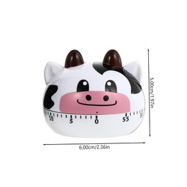 ULTECHNOVO 2 Pcs Cartoon Mechanical Timer for Cooking Baking Portable Kitchen Reminder Easy to Use Management Tool for Home Chefs and Students
