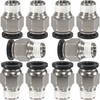 MSAEIQUN 3/8 Air Hose Fittings, Air Fittings Male Straight 3/8