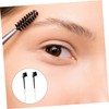 LALAFINA 3sets Stylish Eyebrow Lash Comb Pp Stainless Steel Compact