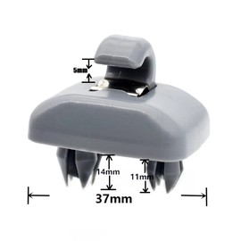 zingking 2 xAuto Sun Visor Clip Sun Visor Clip, Hook Bracket Hanger Replacement for A1 A3 A4 A5 Q3 Q5(8E0 857 562) A7 B6 B7 B8 S4 S5 OE:8U0857562A,8E0857562