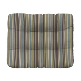 RSH DECOR: Tufted Ottoman Cushion | 24" x 23" x 4" | Sunbrella Performance Fabric | Water-Resistant | Outdoor Replacement Cushion for Patio Furniture | Brannon Whisper