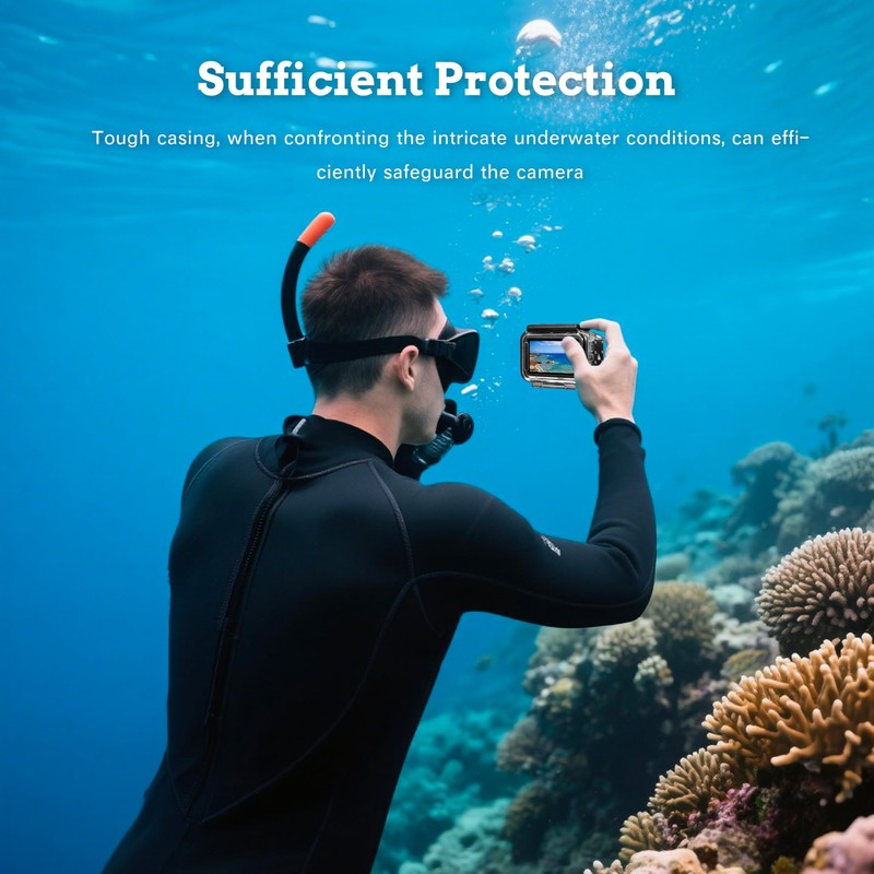 FloraVigo Magnetic Waterproof Case for DJI Osmo Action 5 Pro