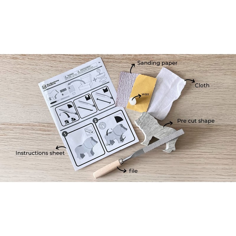 STUDIOSTONE CREATIVE DIY Arts & Crafts Carving Kit Kids Adults